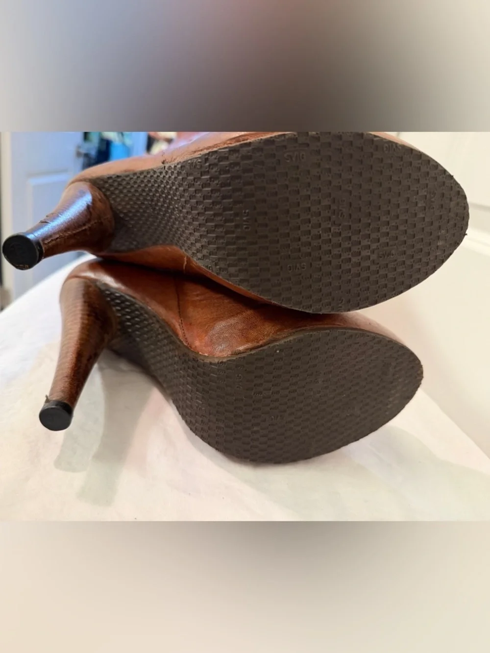 All Leather Over-the-Knee Boots - Brown - Picture 7 of 16